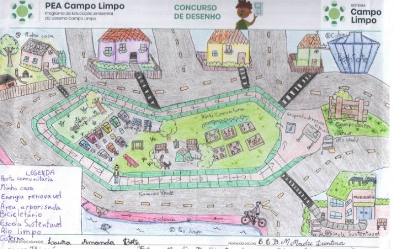 Aluna de Ibicaré vence concurso nacional de desenho do Programa Campo Limpo