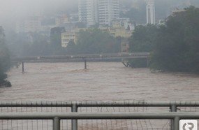 Rio do Peixe recua e está em 8 metros