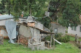 Temporal provoca prejuízos no interior de Campos Novos