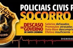 Policiais civis cruzam os braços novamente nesta quinta-feira