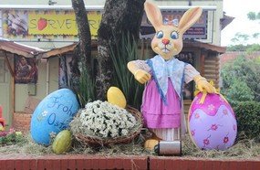 Cultura austríaca na decoração de Páscoa de Treze Tílias