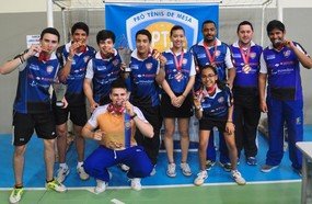 Tênis de Mesa de Joaçaba é campeão geral nos Joguinhos Abertos de SC