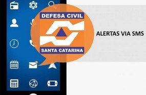 Receba alertas de emergências da Defesa Civil via SMS