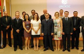 Unoesc empossa pró-reitores, diretora de graduação e coordenadores