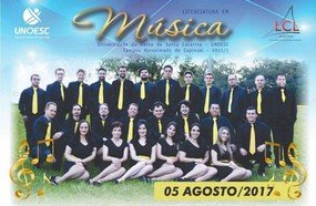 Unoesc forma primeira turma do curso de música neste sábado