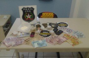 Homem é preso por tráfico de drogas em Campos Novos