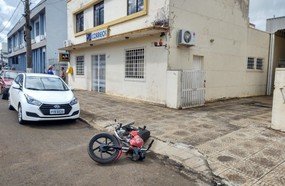 Ladrões tiveram que fugir a pé após assaltar correio de Campos Novos