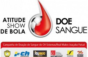 Jogadores do Futsal Joaçaba promovem campanha de doação de sangue