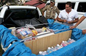 Cestas básicas irregulares são apreendidas em Irani