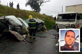 Policial civil morre em grave acidente na BR-282