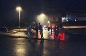 Caminhoneiros iniciam paralisação na BR-282, em Campos Novos
