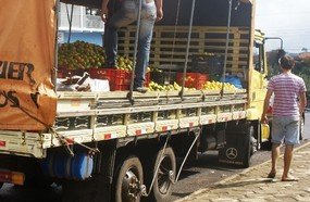 Fiscalização notifica vendedor de frutas sem alvará em Irani