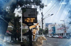 Joaçaba abaixo de zero