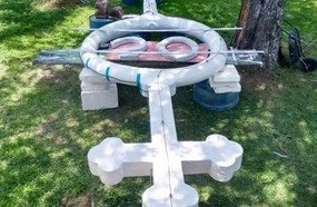 Cajado de Frei Bruno é reconstruído e será recolocado na estátua