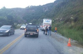 Novo acidente com ônibus da Reunidas em Alfredo Wagner