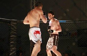 Atletas de Joaçaba participam da KO Combat em Caçador