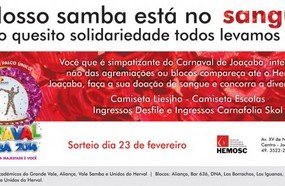 Liga e Hemosc promovem campanha de doação de sangue