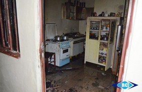 Vizinhos salvam casa de incêndio em Capinzal