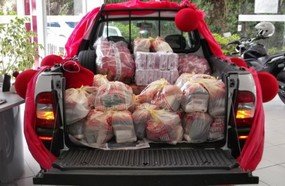 Ação solidária da Carboni arrecada mais de uma tonelada de alimentos