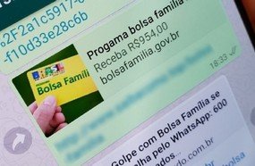 Alerta para golpe via WhatsApp sobre 13º do Bolsa Família