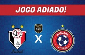 Jogo do Joaçaba Futsal contra Joinville é suspenso