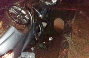 Jovem morre após capotar veículo na BR-470