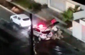 PM fica inconsciente após ser agredido por motorista embriagado