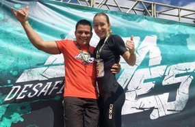 Atletas representam Joaçaba em corrida de obstáculos em Canelinha