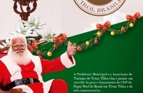 Papai Noel do Brasil chega a Treze Tílias nesta terça-feira