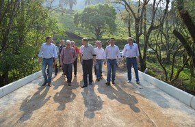 Pontes pré-fabricadas inaugurados em Joaçaba e Lacerdópolis