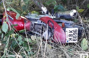 Saída de pista deixa motociclista gravemente ferido em Água Doce