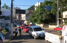 Hora do Rush em Joaçaba