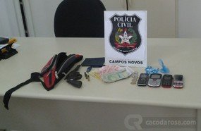 Polícia tira traficante de circulação 