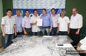 Assinada ordem de serviço para continuidade da Revitalização das Calçadas