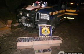 Polícia apreende mercadorias do Paraguai durante Operação Sentinela 