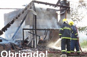Família reconquista tudo que perdeu em incêndio 