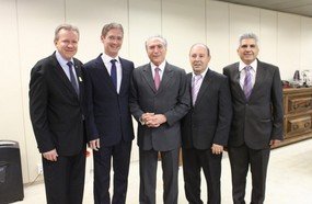 Lideranças de Joaçaba reivindicam recursos com o vice presidente da República