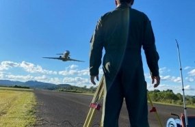 FAB realiza operação para preparação do aeroporto de Joaçaba