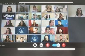 Acadêmicos de Publicidade e Propaganda participam da plateia virtual do Altas Horas 