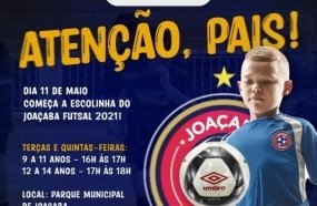 Escolinhas do Joaçaba Futsal iniciam atividades na próxima semana
