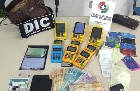 Preso em Concórdia casal que aplicava o golpe do cartão 