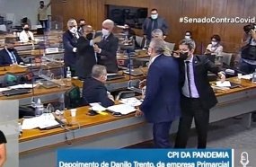 Jorginho e Renan trocam xingamentos e quase partem para agressão