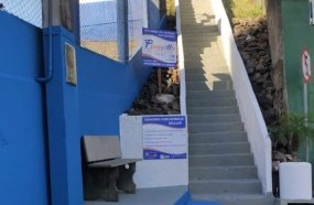Escadaria adotada por empresa ganha segunda reforma 