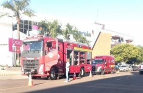 Via Passarela é evacuado após princípio de incêndio 