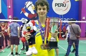 Joaçabense é campeão do Sul-Americano de Badminton