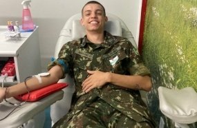 Tiro de Guerra participa de campanha de doação de sangue 