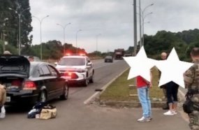 Condenada por tráfico de drogas é localizada durante abordagem na BR-282