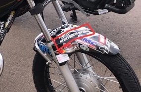Motocicleta com adesivo “Até o guincho nos separe” é apreendida
