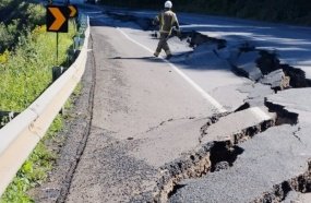 BR-153 é interditada por conta de rachaduras no asfalto 