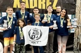Xadrez de Joaçaba conquista título e troféus no campeonato brasileiro 
